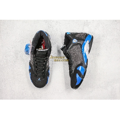 AAA Quality Supreme x Air Jordan 14 Retro "Black Varsity Royal" BV7630-004 Mens black/varsity royal-chrome Shoes