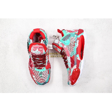 top 3 fake Air Jordan 34 Low "Wrapping Paper" BQ3381-301 Mens red/green/white Shoes