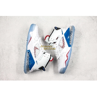 AAA Quality NBA x Air Jordan Mars 270 "Paris Game 2020" CD7070-104 Mens white/black-university red Shoes