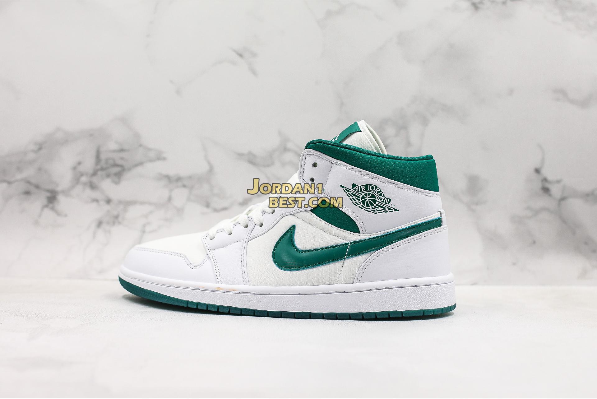 fake Air 1 Retro Mid "Mystic Green" CD6759-103 Mens Womens green Shoes replicas On Wholesale Sale Online